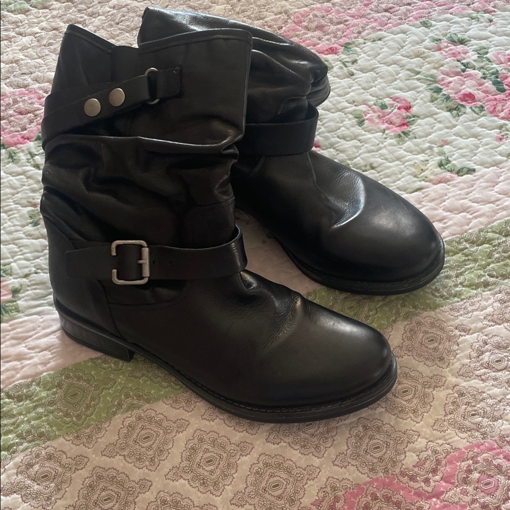 Black Combat & Moto Boots